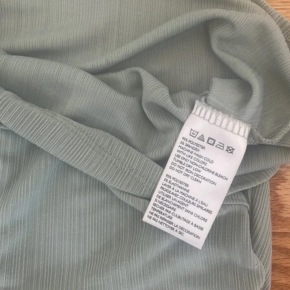 Free People Intimately Ribbed Racerback Tank - Sage - Picture 5 of 5